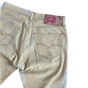 Vintage Levis 501 Rare White Tag White Oak Cone Denim Men’s Jeans Size 33x32